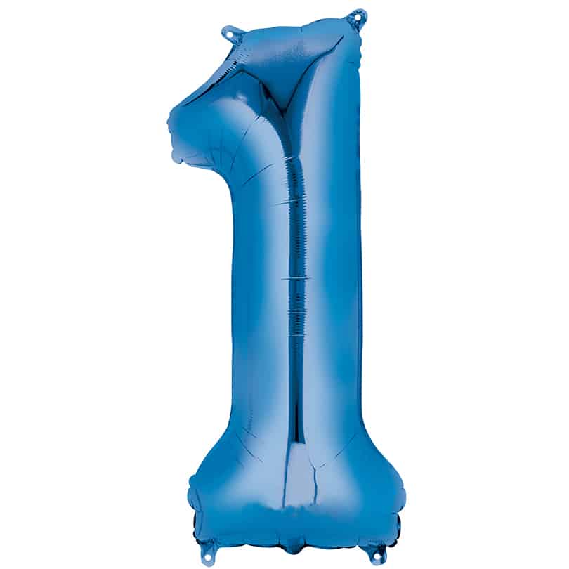 Number 1 on sale helium balloon